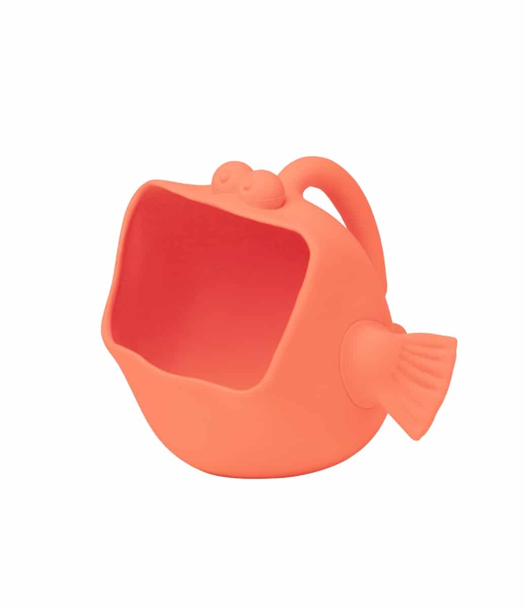 Scrunch - HANDSCHEP koraal 16x15x12cm, opvouwbaar, 100% siliconen, recycleerbaar, 12m+