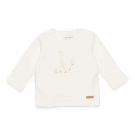 Shirt lange mouw Little Goose Walking White