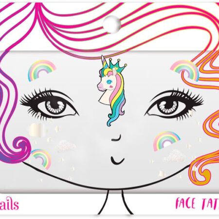 Snails - Gezichtstattoo: EENHOORN. Opplakken en je bent klaar.