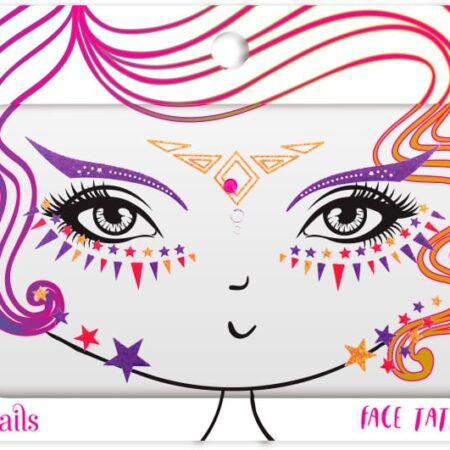 Snails - Gezichtstattoo: FEEËNSTOF. Opplakken en je bent klaar.
