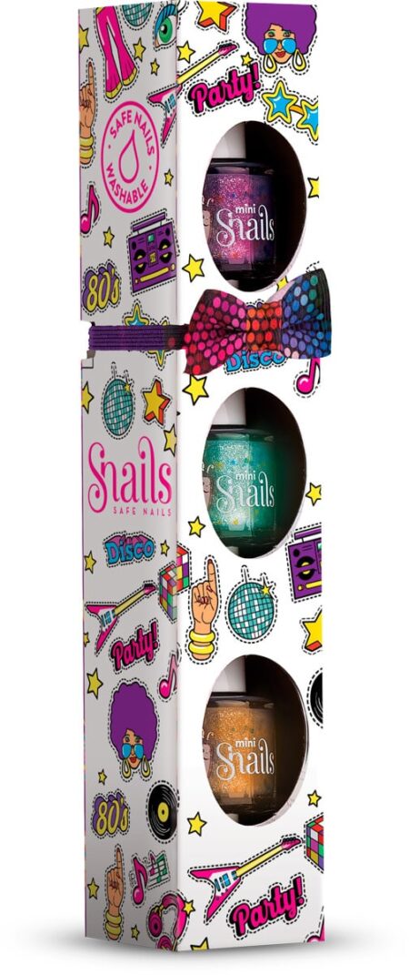 Snails - Mini 3-pack: DISCO, Scrunchie, Disco ball, Vinyl
