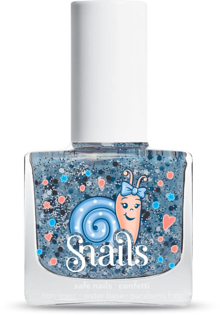 Snails - Nagellak 10,5ml: TOPCOAT CONFETTI, afwasbaar
