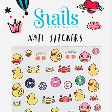 Snails - Nagelstickers: KWAAK KWAAK. Instant opplakbare 3D nail art