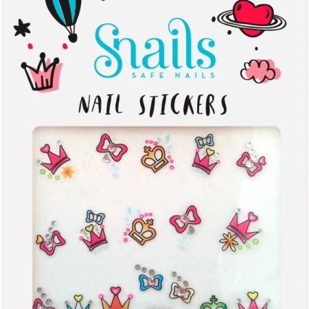 Snails - Nagelstickers: PERFECTE PRINSES. Instant opplakbare 3D nail art