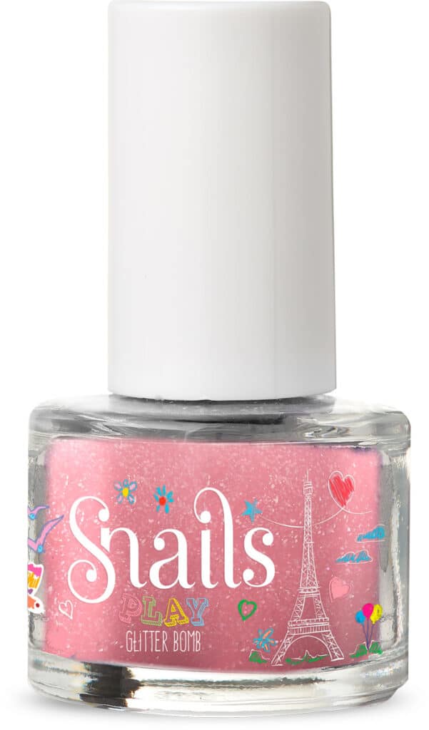 Snails - Play Nagellak 7ml: GLITTER BOMB, afwasbaar