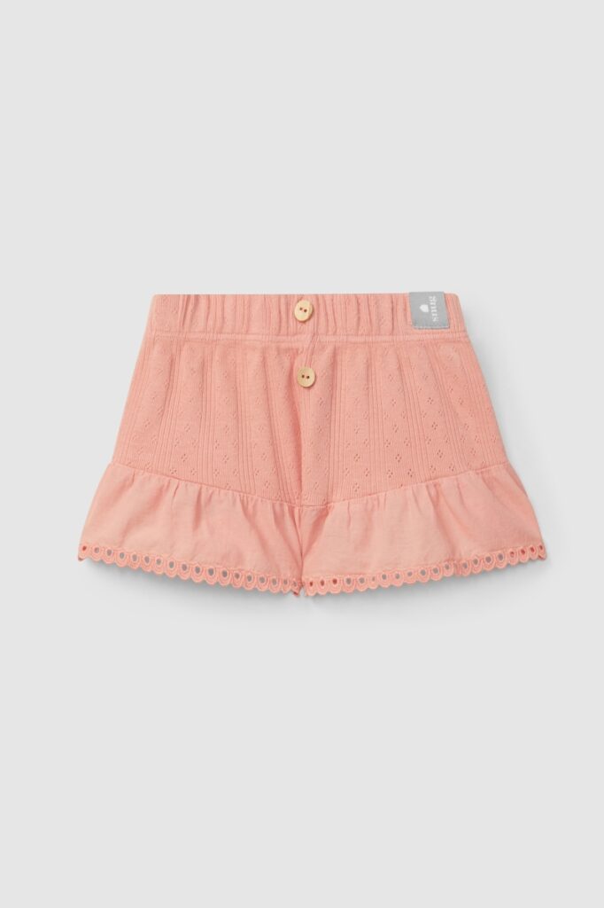 Snug - Short Ajours - perzik