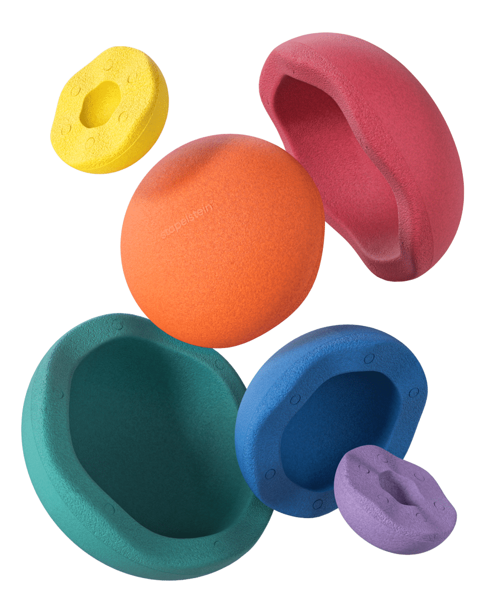 Stapelstein - Inside Classic rainbow violet/blue/dark green/yellow/orange/red