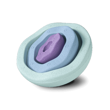 Stapelstein - Inside Pastel Cool mint/light blue/violet