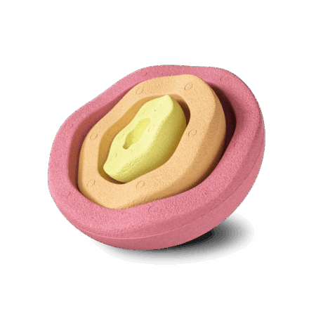 Stapelstein - Inside Pastel Warm light red/light orange/light yellow