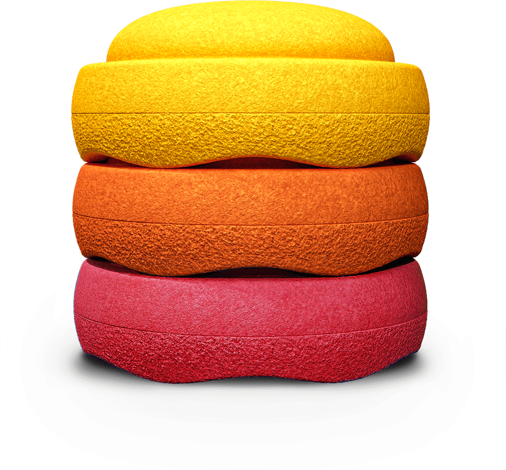 Stapelstein - ORIGINAL | Classic Warm | 3 |red/orange/yellow