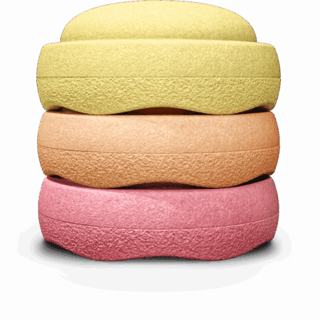 Stapelstein - ORIGINAL | Pastel Warm | 3 | light red/light orange/light yellow