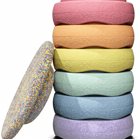 Stapelstein - RAINBOW | Set Pastel | 6+1 Board