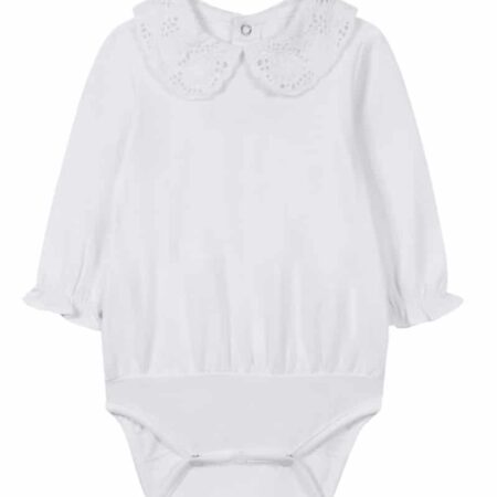 Tartine Et Chocolat - Body met kraagje - Parelmoer