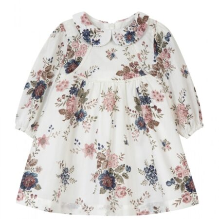 Tartine Et Chocolat - Jurk - Parelmoer met bloem