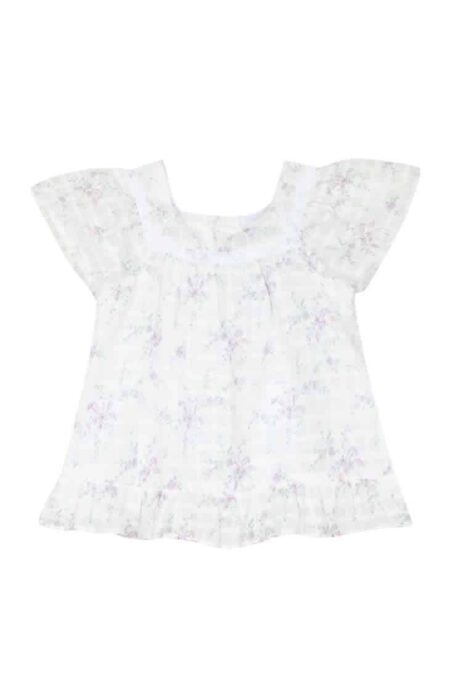 Tartine Et Chocolat - Tunic - Lilac Print Cotton