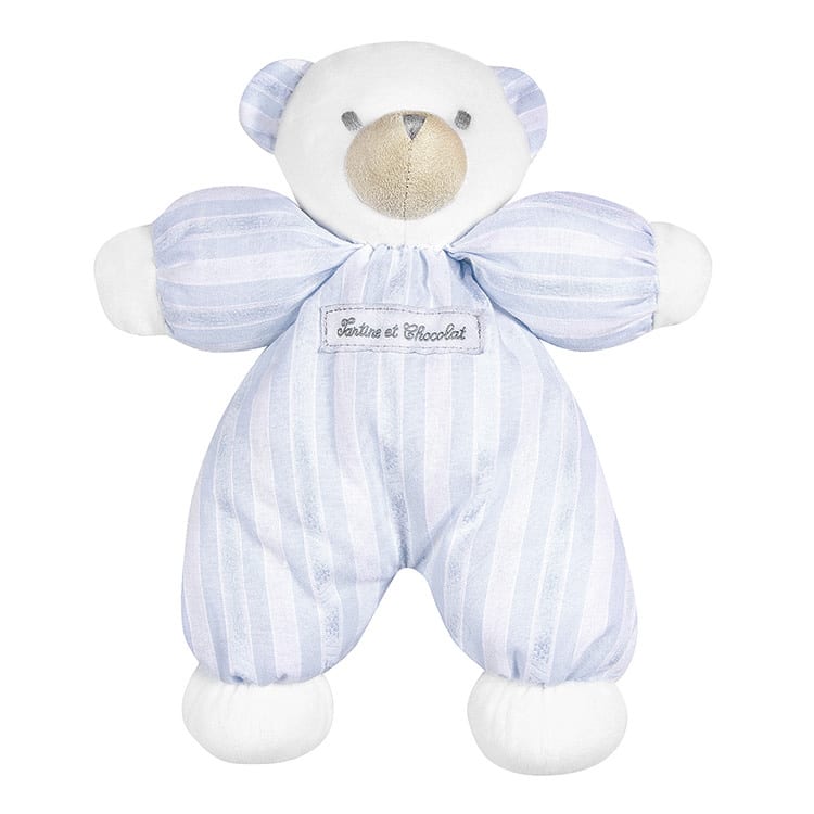Tartine et Chocolat - 1977 Bear Soft Toy 25 cm Blue
