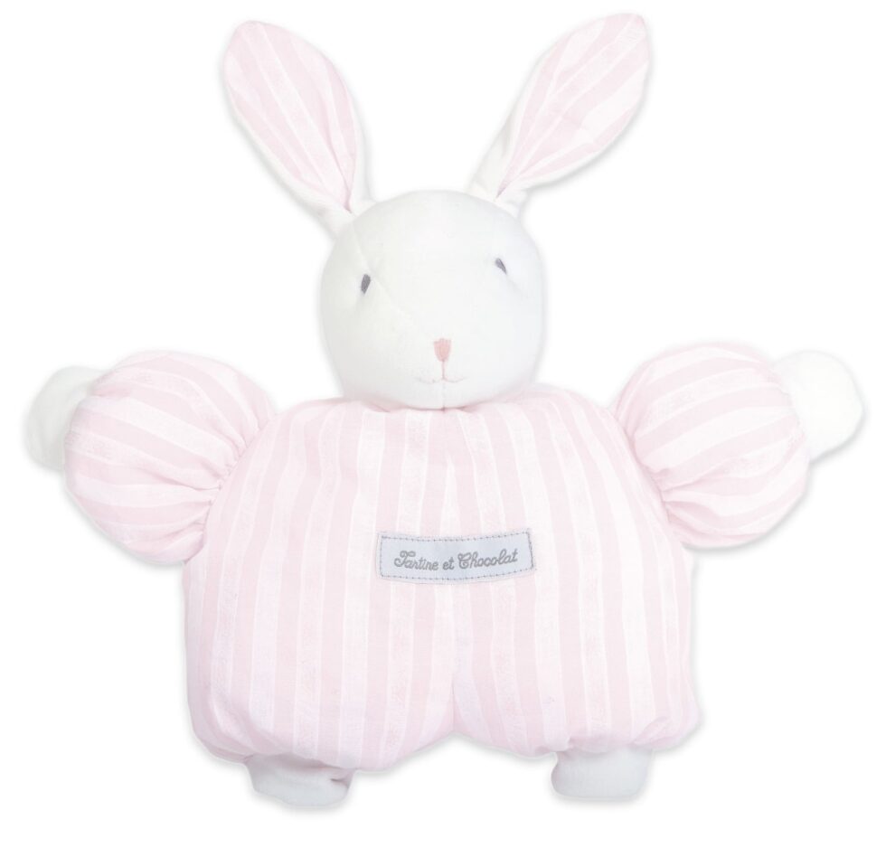 Tartine et Chocolat - 1977 Rabbit Soft Toy 25 cm Pink