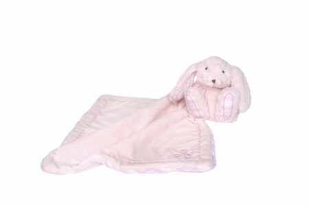 Tartine et Chocolat - AUGUSTIN, the rabbit Doudou 10 cm Pink