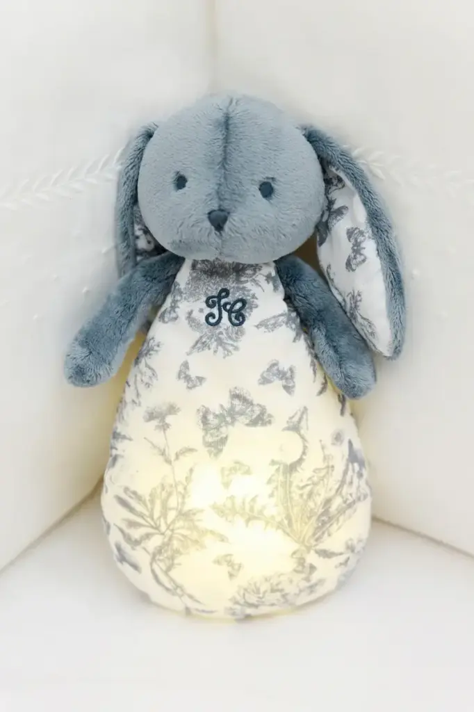 Tartine et Chocolat - Augustin, le lapin Musical light - Bleu grisé