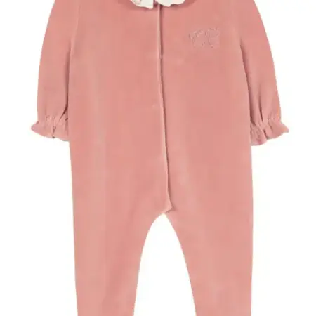 Tartine et Chocolat - Babypakje velours Toile de Jouy - Peche