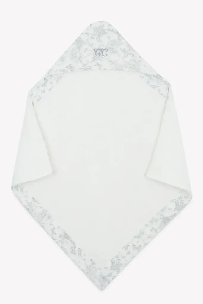 Tartine et Chocolat - Badcape Toile de Jouy - Gris