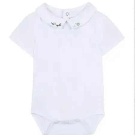 Tartine et Chocolat - Body met kraag - geborduurd detail