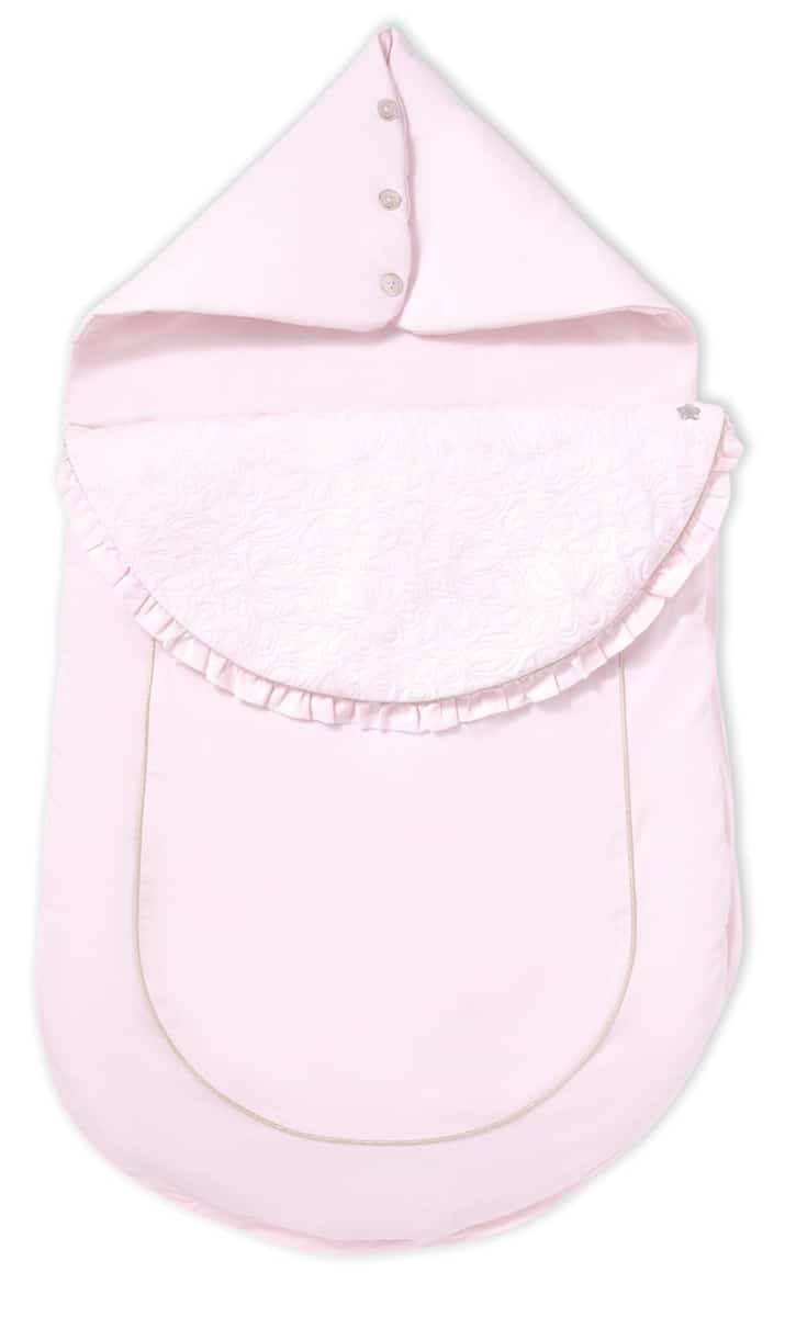Tartine et Chocolat - Delicatesse Baby sleeping bag 0 - 3 months 85 x 45 cm - Pink