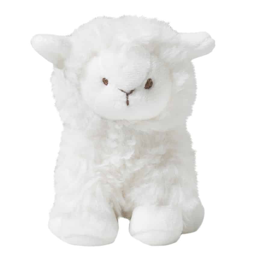 Tartine et Chocolat - EDMOND, the sheep Fur Soft Toy 12 cm Ivory