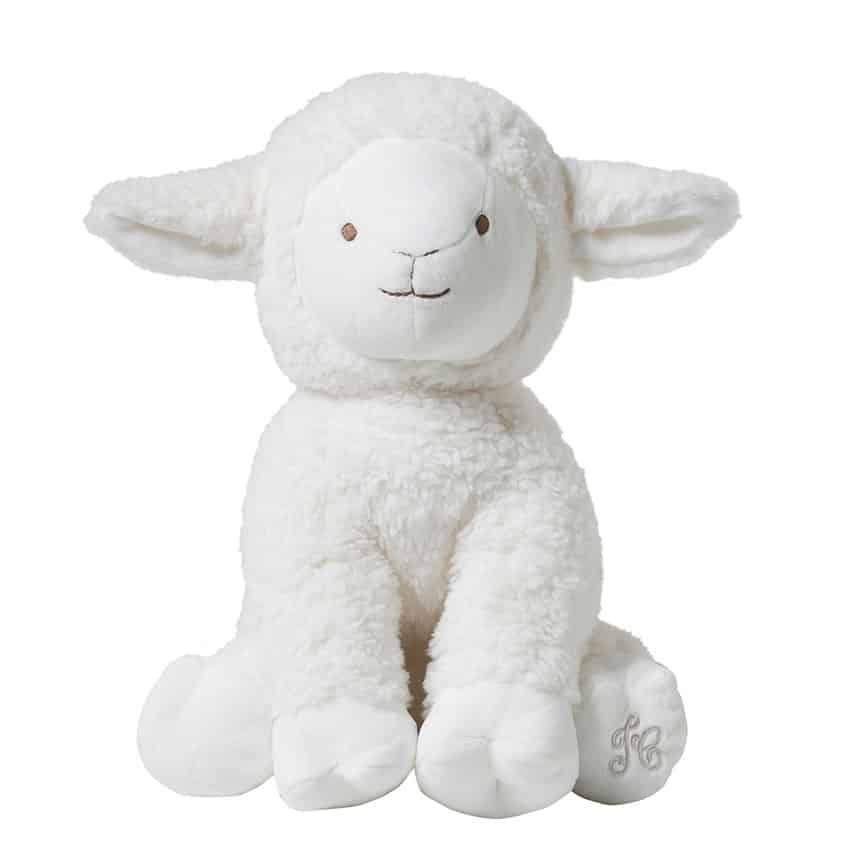 Tartine et Chocolat - EDMOND, the sheep Fur Soft Toy 25 cm Ivory