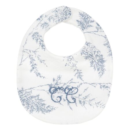 Tartine et Chocolat - Feuillage Bib size 1 20 x 28 cm - blue