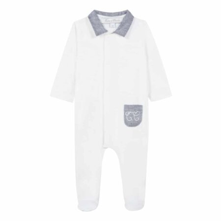 Tartine et Chocolat - Feuillage Sleepsuit 2A - blue