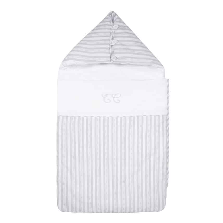 Tartine et Chocolat - Garda Baby sleeping bag 0 - 3 months 45 x 85 cm - Grey