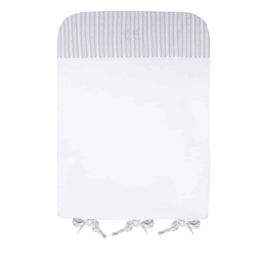 Tartine et Chocolat - Garda Changing mat cover 75 x 55 cm - Grey