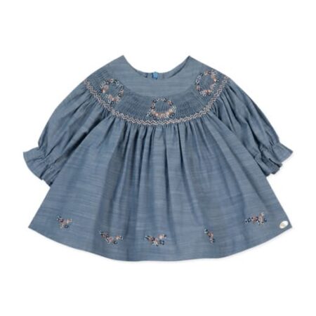 Tartine et Chocolat - Jurk met bloemen - Blauw