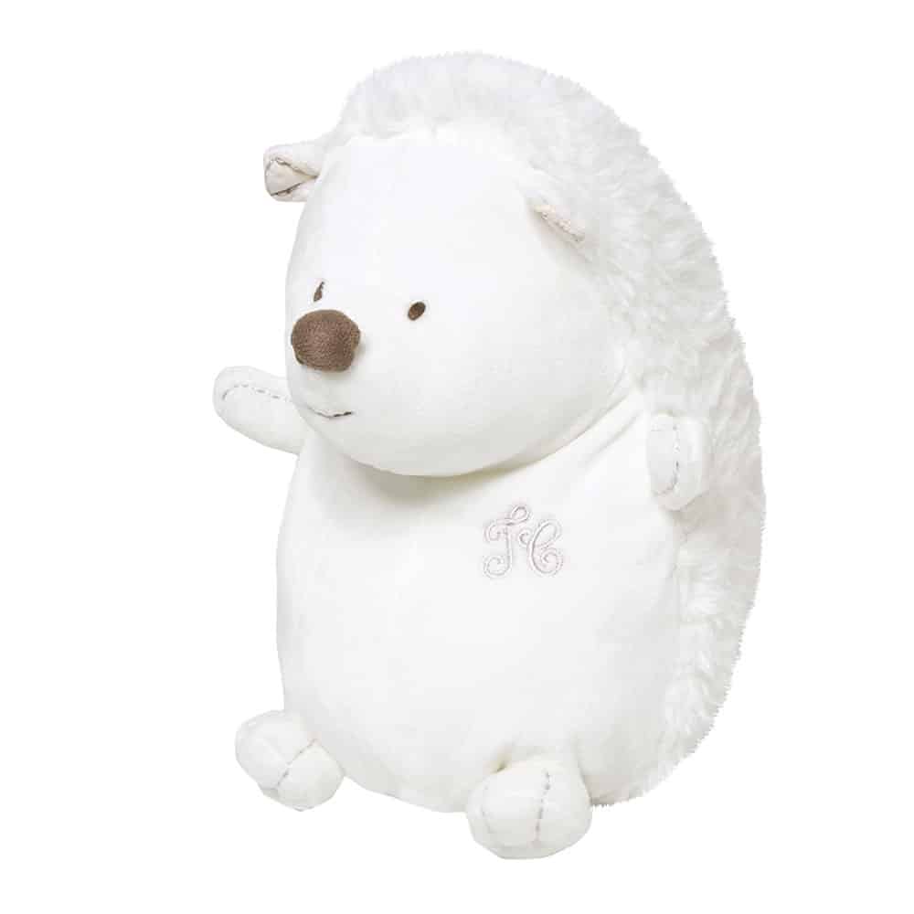 Tartine et Chocolat - LEON, the hedgehog Fur Soft Toy 25 cm Ivory
