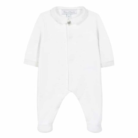 Tartine et Chocolat - Linge d'Antan Sleepsuit 1A - White