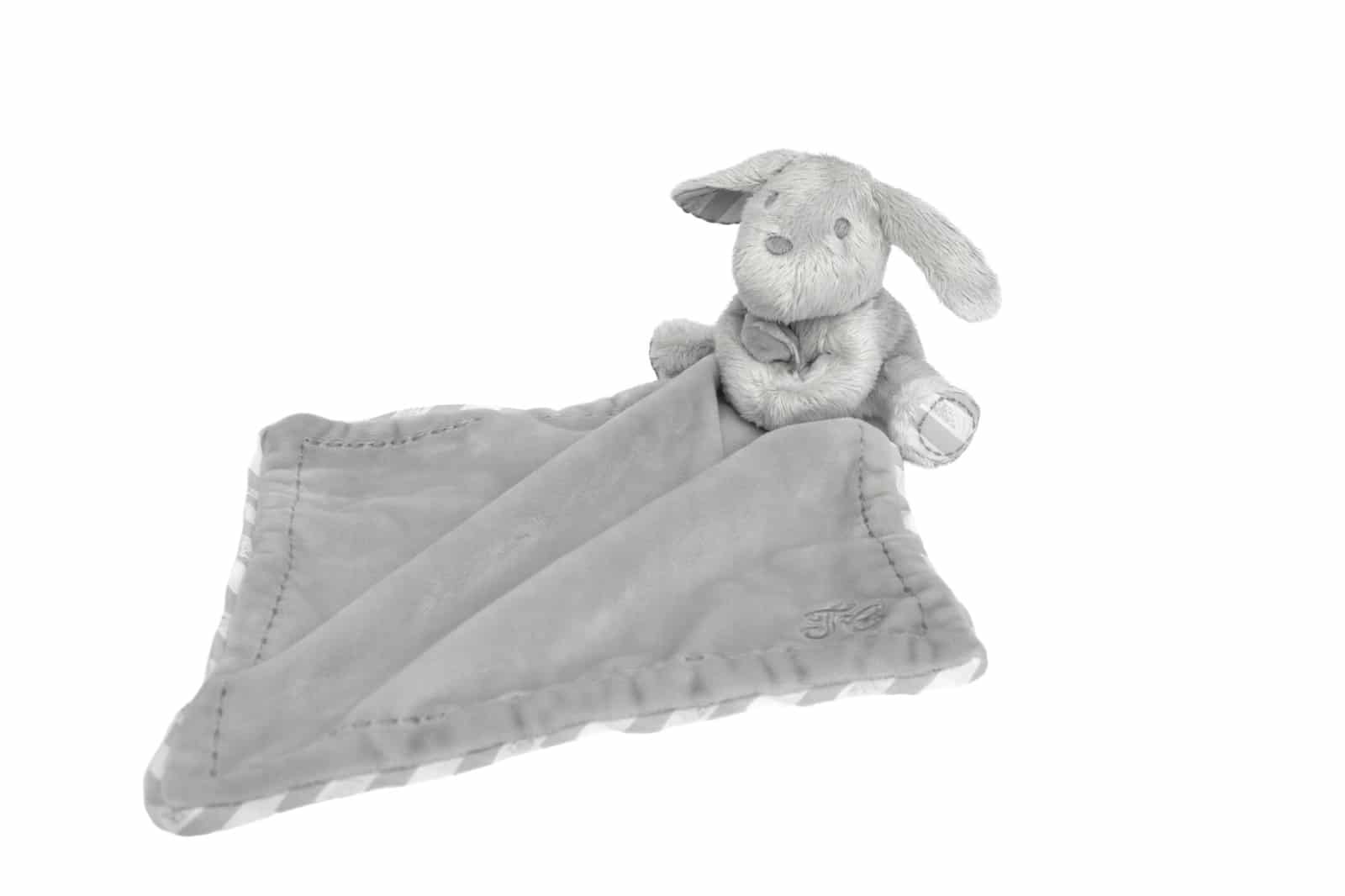Tartine et Chocolat - Lucien, the dog Doudou 10 cm Grey