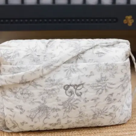 Tartine et Chocolat - Luiertas Toile de Jouy - Gris