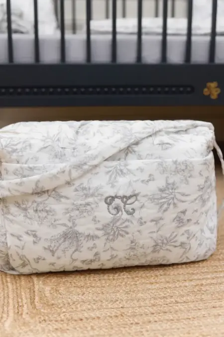 Tartine et Chocolat - Luiertas Toile de Jouy - Gris