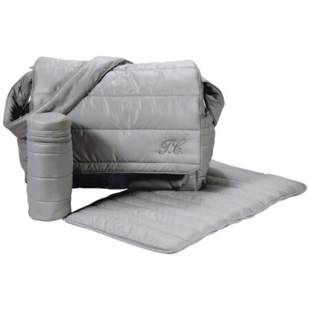 Tartine et Chocolat - Nursery bag + coolbar for baby's bottle +changing mat 40 x 30 cm - clair