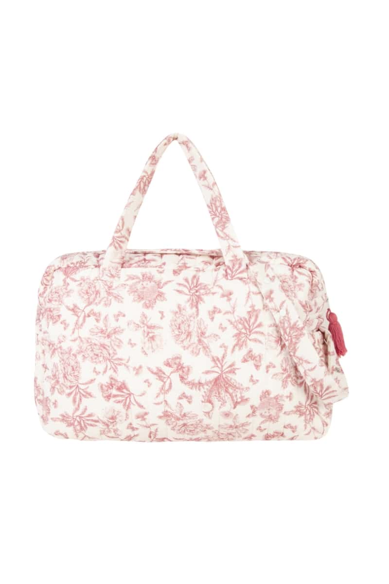 Tartine et Chocolat - Toile de Jouy Nursery bag 43 x 30 x 16 cm - Peach
