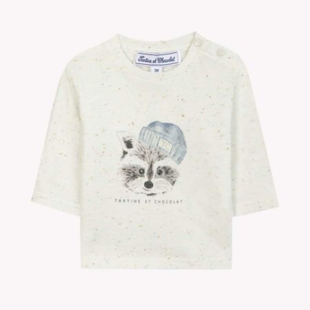 Tartine et Chocolat - Tshirt lange mouwen - Nacre