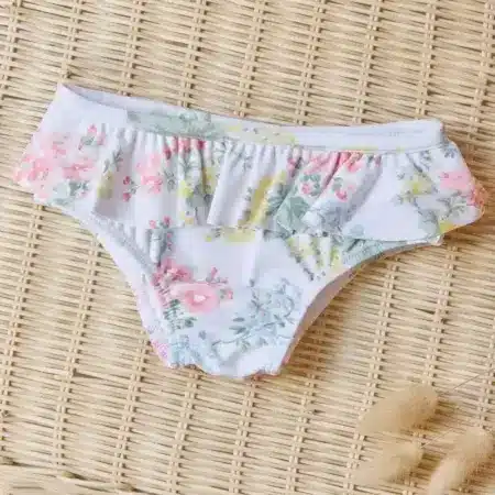 Tartine et Chocolat - Zwembroek meisje - Ecru bloemenprint