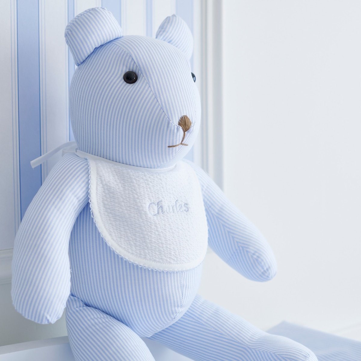 Theophile & Patachou - Beer Theophile personalisatie - Lijnen - Lichtblauw - Classic Car