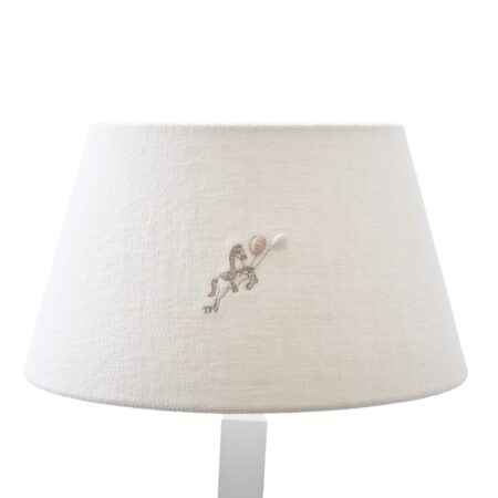 Theophile & Patachou - Grote lampenkap geborduurd Ivoor Carrousel