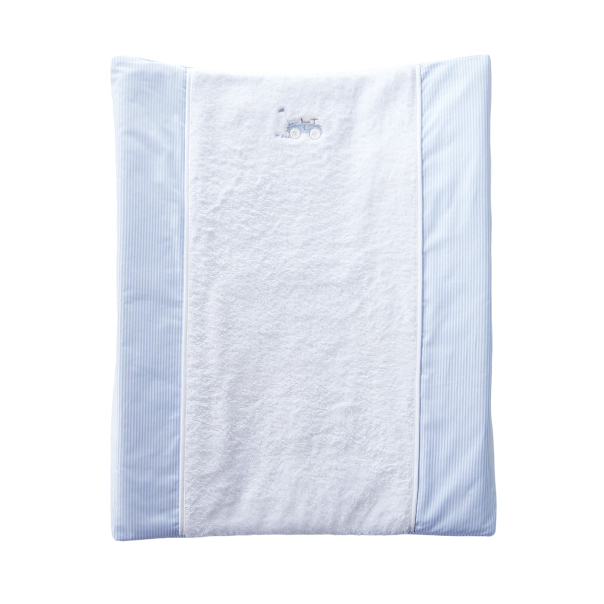 Theophile & Patachou - Hoes verzorgingskussen - Badstof + katoen - Lichtblauw - Classic Car