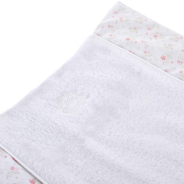 Theophile & Patachou - Hoes verzorgingskussen - Badstof + katoen Pink Flower