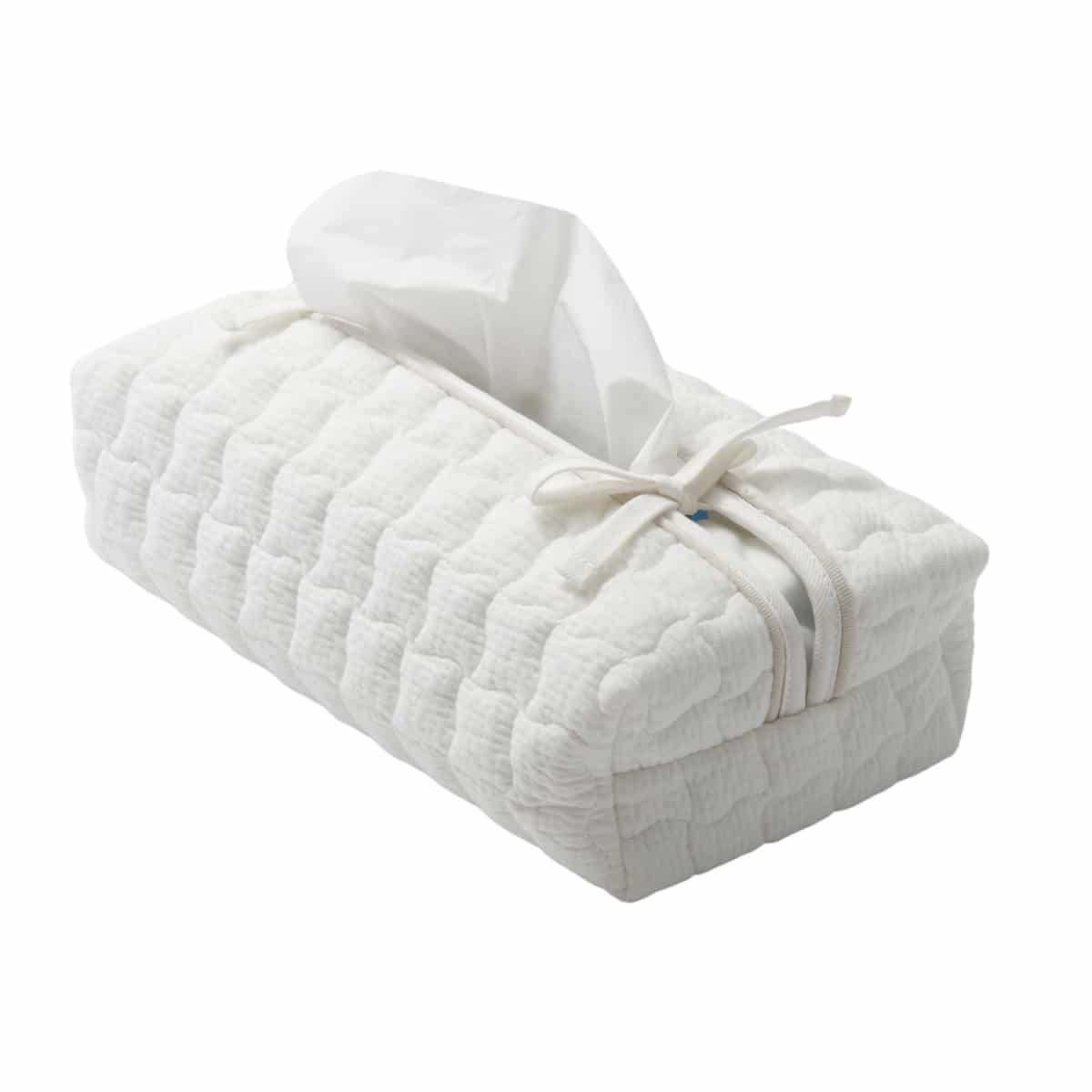 Theophile & Patachou - Hoes voor kleenex-doos - Gewatteerd Ivoor Carrousel