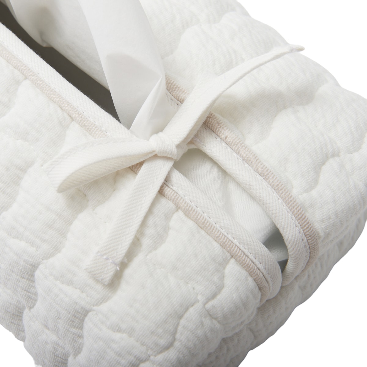 Theophile & Patachou - Hoes voor kleenex-doos - Gewatteerd Ivoor Carrousel