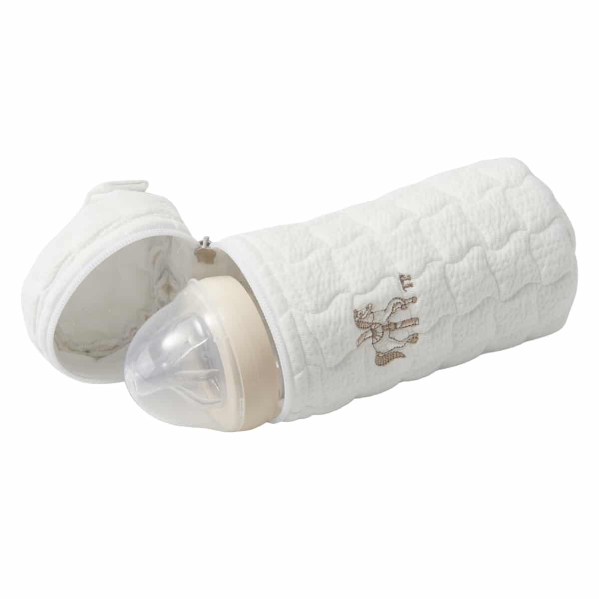 Theophile & Patachou - Hoes zuigfles - Gewatteerd Ivoor Carrousel